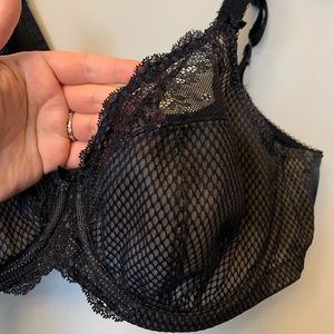 Elomi Charley Bra Black 36 G